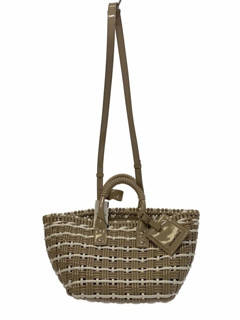 Balenciaga Tote Bag Enamel Beige